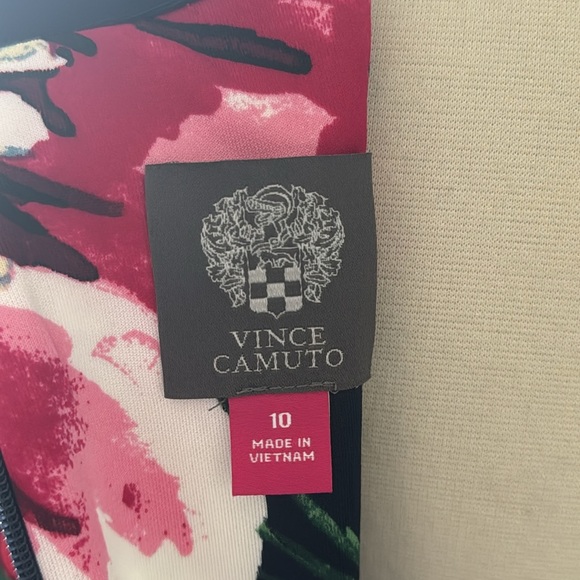 Beautiful Floral Like New without Tag Size 10 Ladies Cocktail Dress w Zipper - Picture 6 of 6